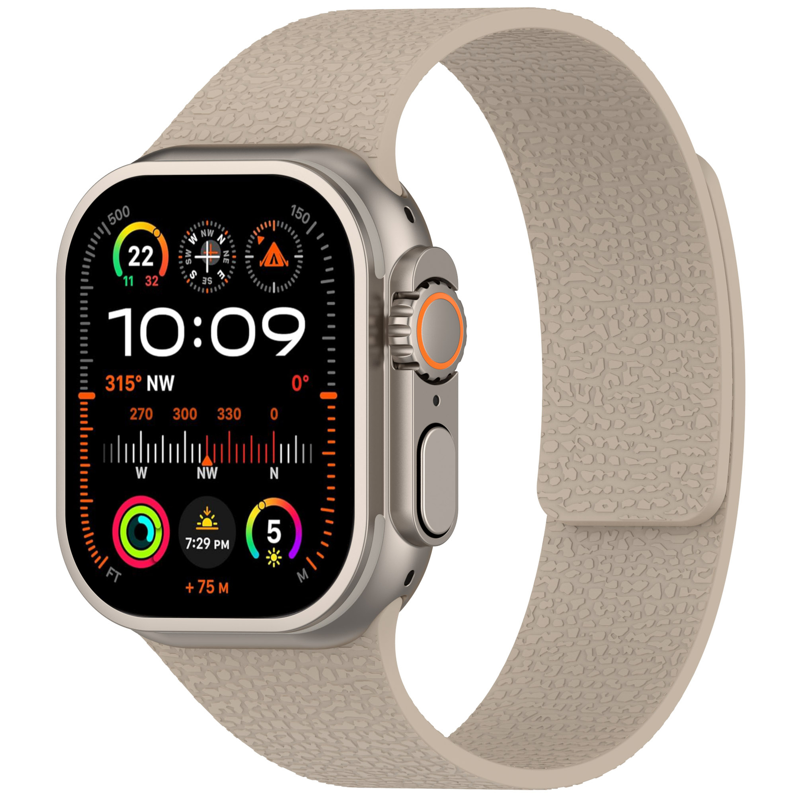Slim Magnetic TPU Sport Rugged Band For iWatch Series Ultra 2/1 10 9 8 7 6 SE 5