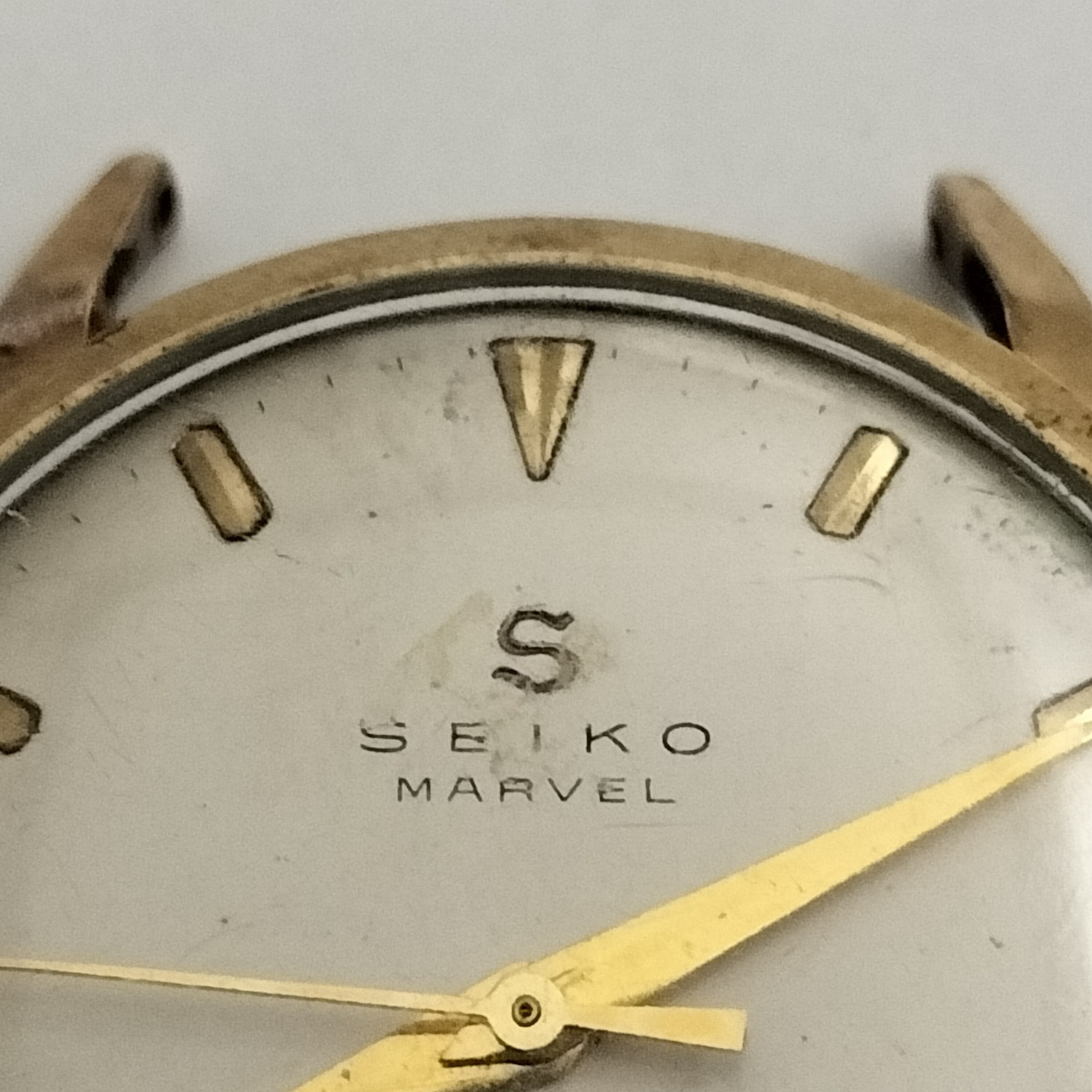 Vtg Seiko Marvel 14045 S-Mark 14K Gold Filled 17J Diashock Manual For Repair