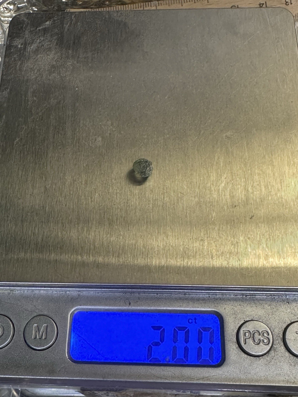 Gorgeous Natural Uncut Green Montana Sapphire 2.00 CT Approx 6x6x5 mm