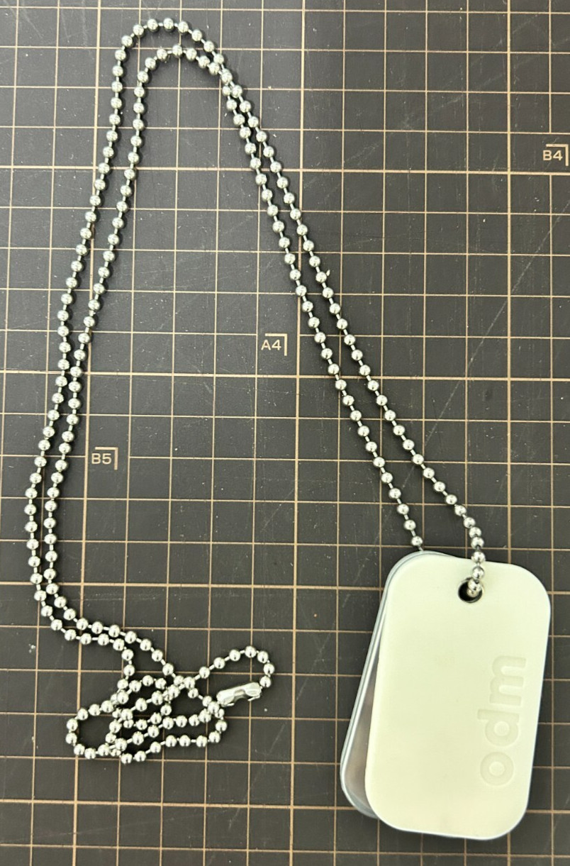 Rare Pendant Watch O.D.M Quartz Digital White – Fashion Accessory – Working