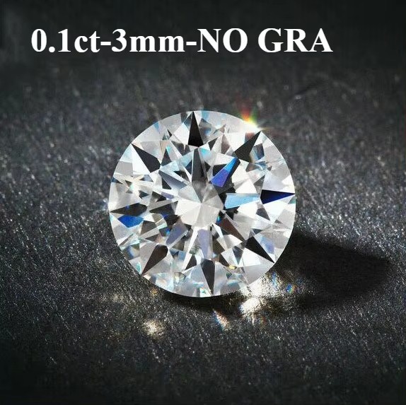 0.7mm ~3mm D Color 1 Carat Per White D Color Small Sizes Moissanite Loose Stones