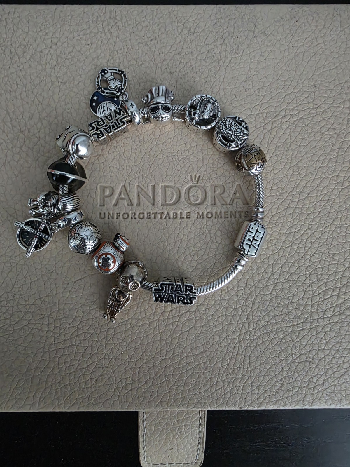 Pandora Starwars Bracelet Plus 14 Pandora Starwars Charms size 20cm