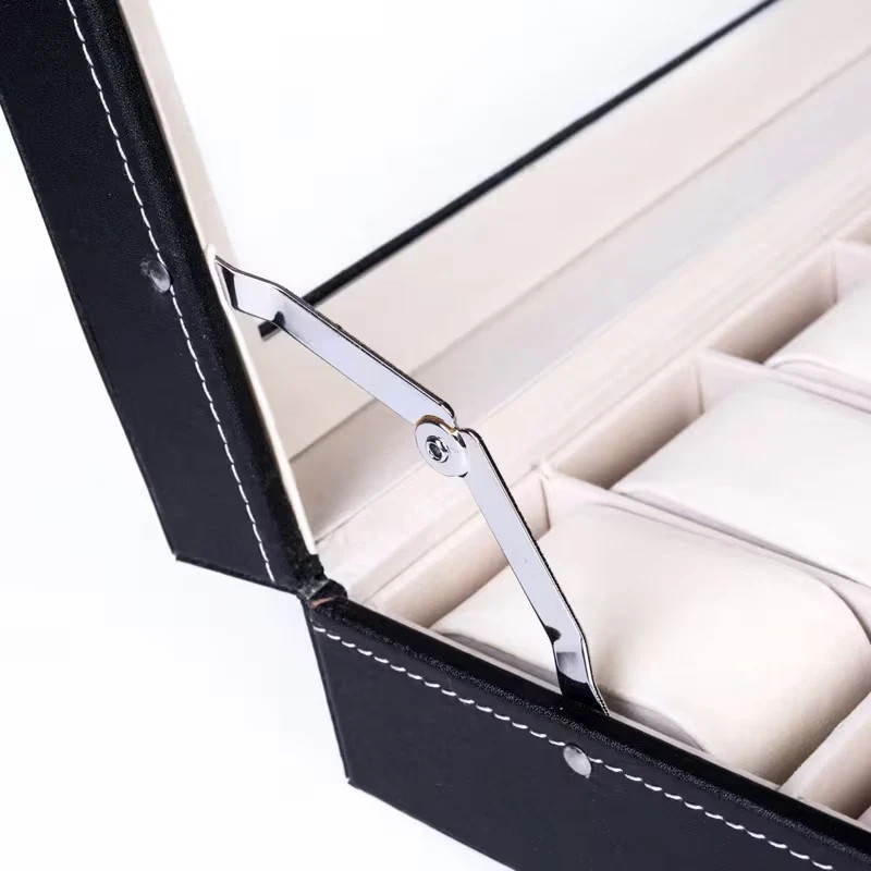 6/10/12/20/24 Slots Watch Box Top Storage Display Case Organizer Gift