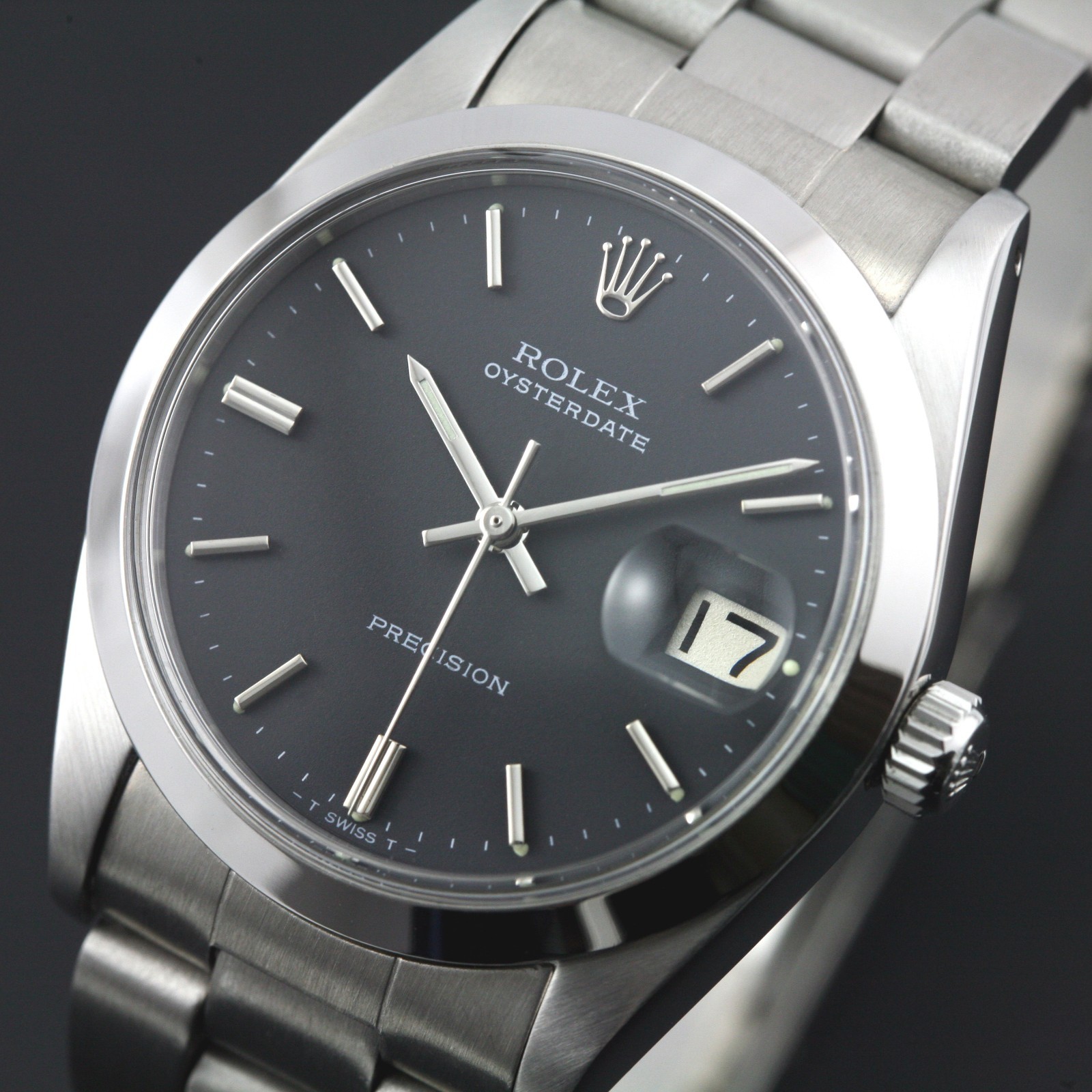 Vintage Rolex Oysterdate Precision 6694 Cal 1225 17Jewels Manual Winding Watch