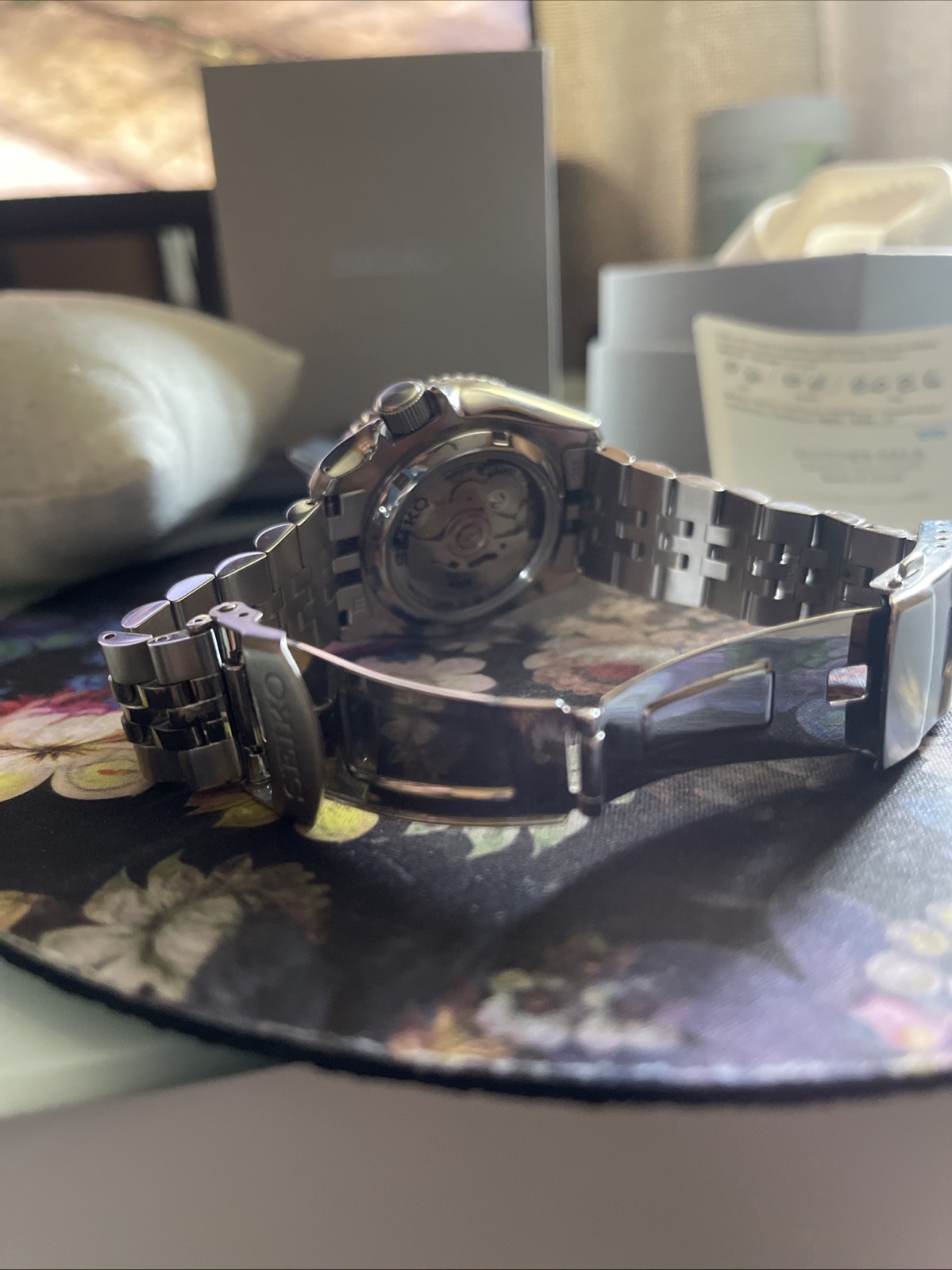 Seiko 5 GMT Automatic Watch Green Dial SSK035