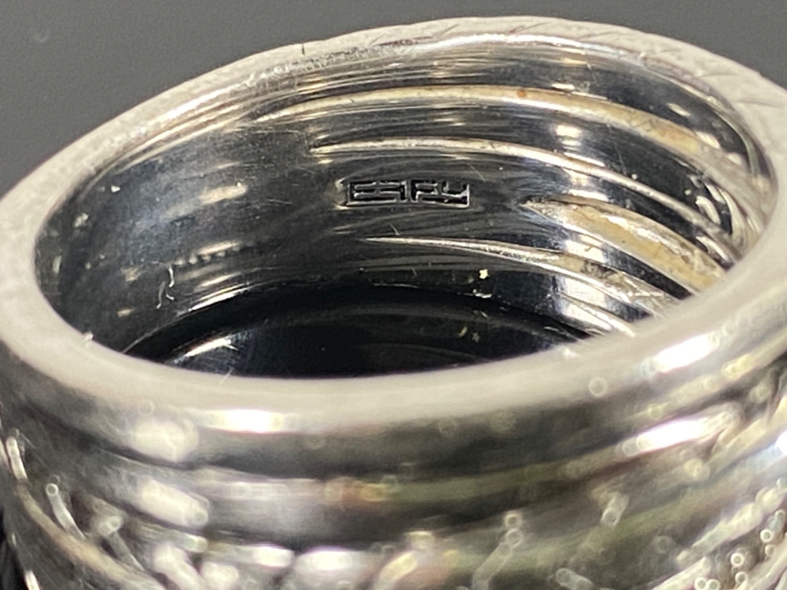 EFFY DESIGNER STERLING SILVER 925 Ring Band Size 7 Five Strands 8.3g