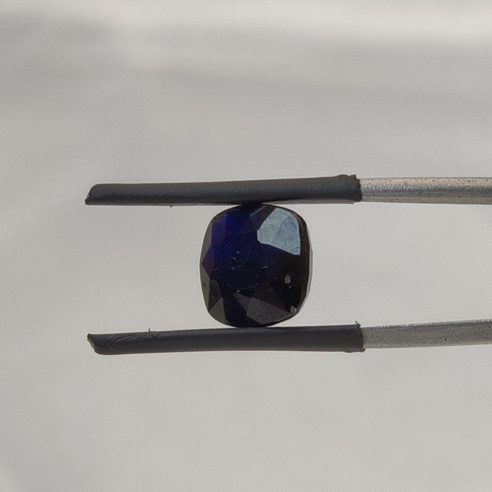 5.37 Ct Natural Blue Sapphire Cushion Faceted Loose Gemstone 9.60 x 10.23 x 4.90