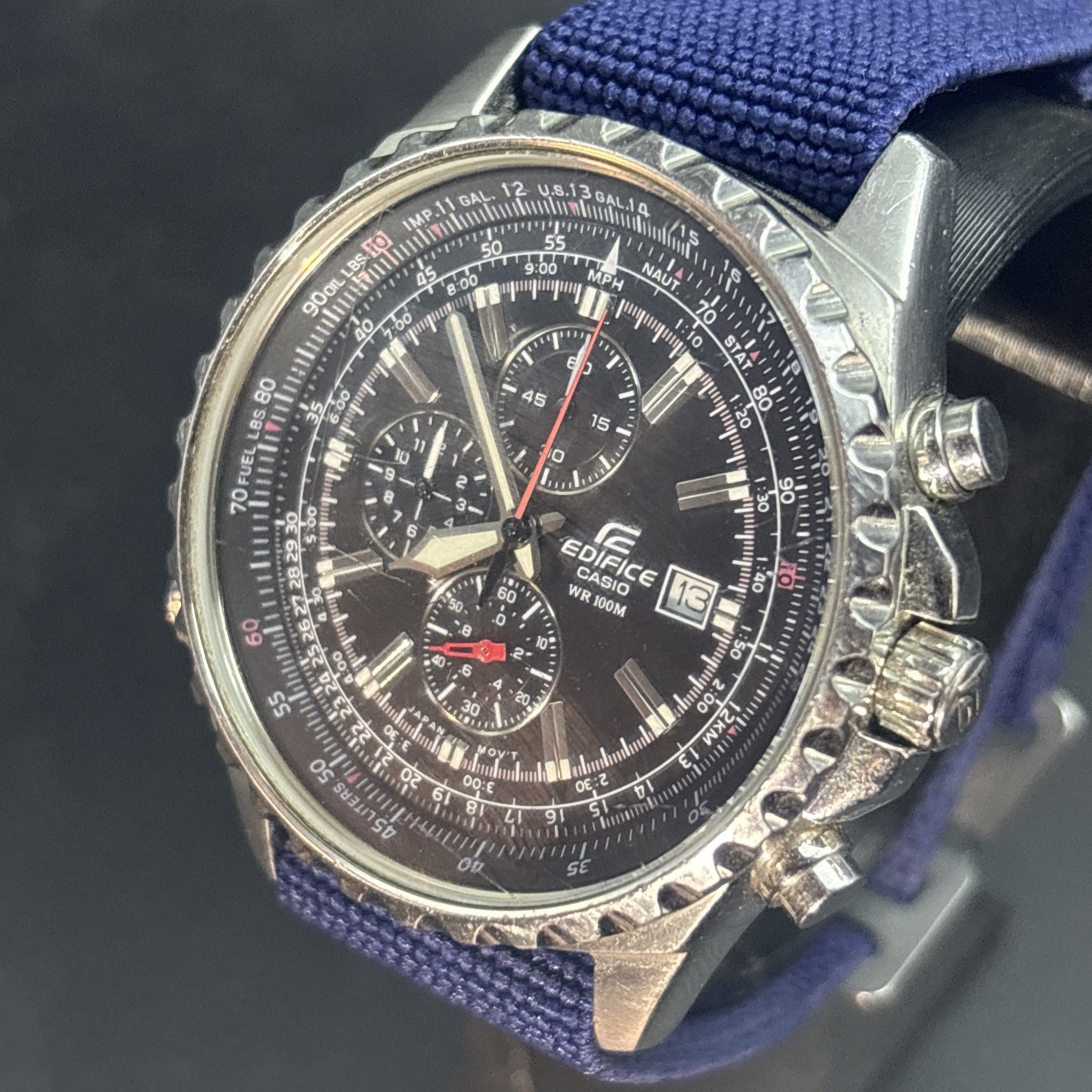 Casio EF527, Edifice Watch, Chronograph, Date, 100 Meter, 47MM Case, Quartz