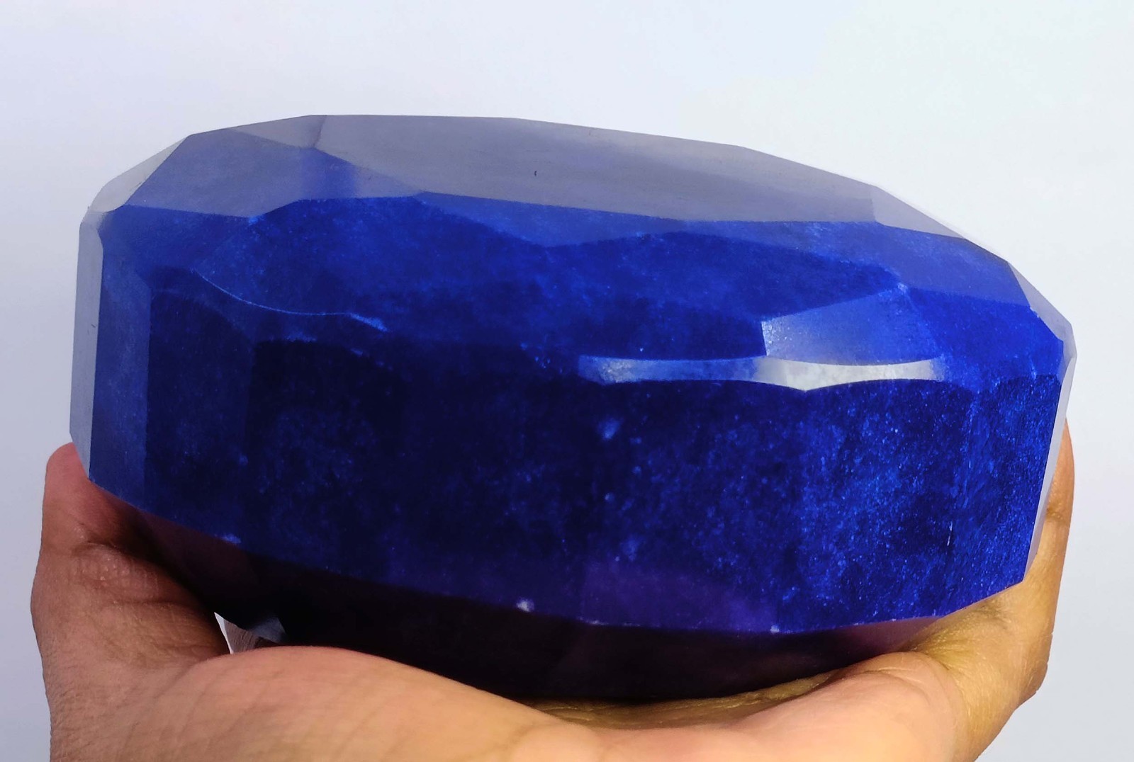 Brilliant Quality 4143 Ct Natural Blue Sapphire Oval Shape IGL Gemstone 6MHO