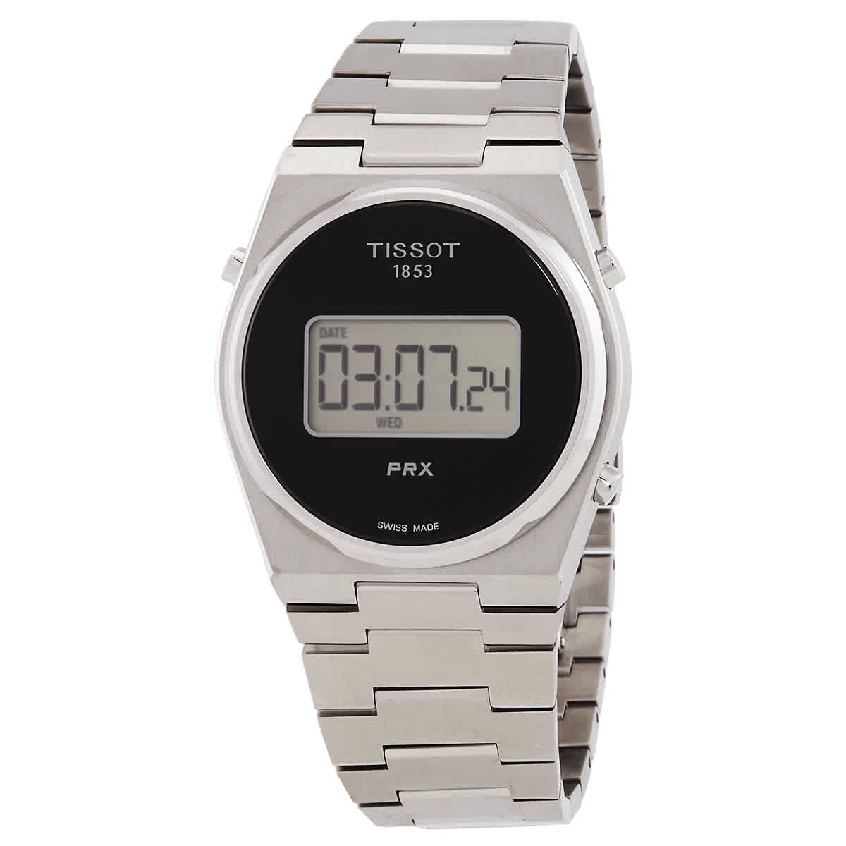 Tissot PRX Quartz Digital Black Dial Men’s Watch T1374631105000