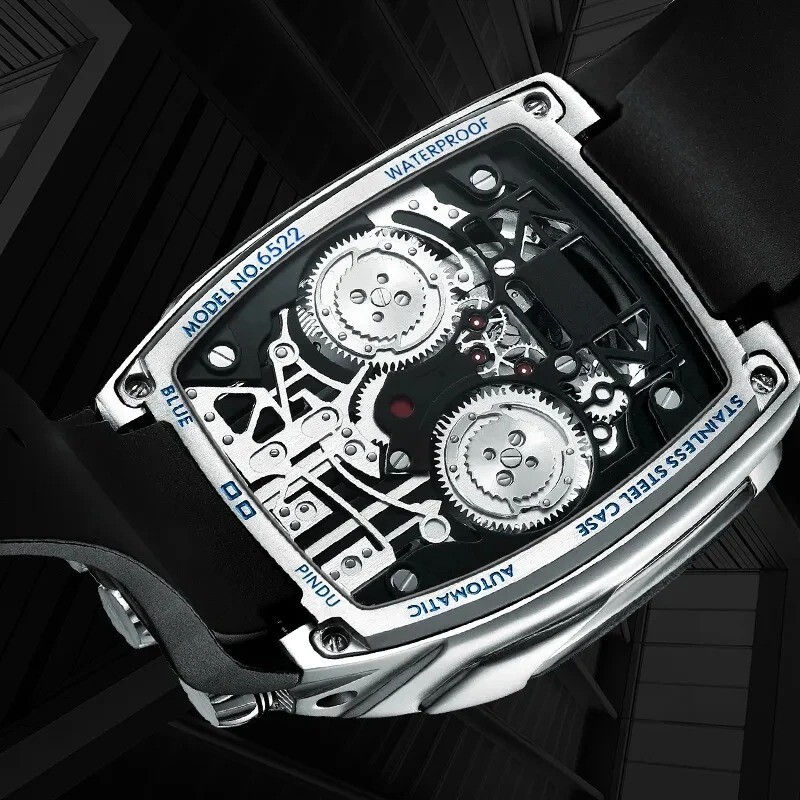 Bugatti Style Luxury Watch Design NH05 Automatic Waterproof Mechanic Sport Men