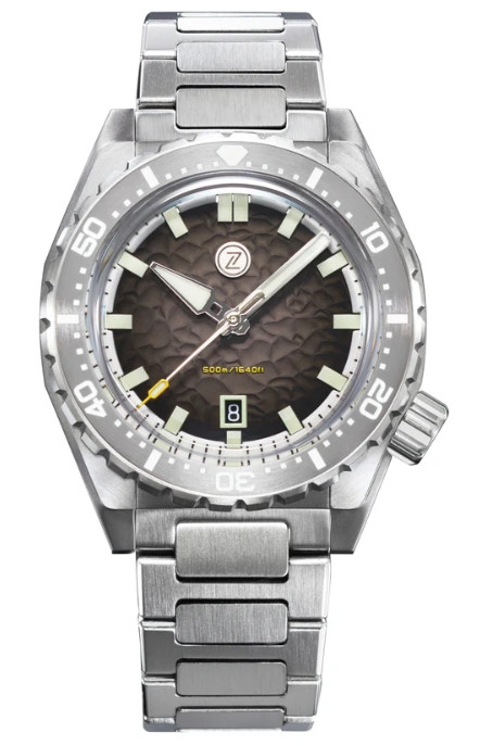 ZELOS WATCH Thresher 44mm ‘Hammered Grey’