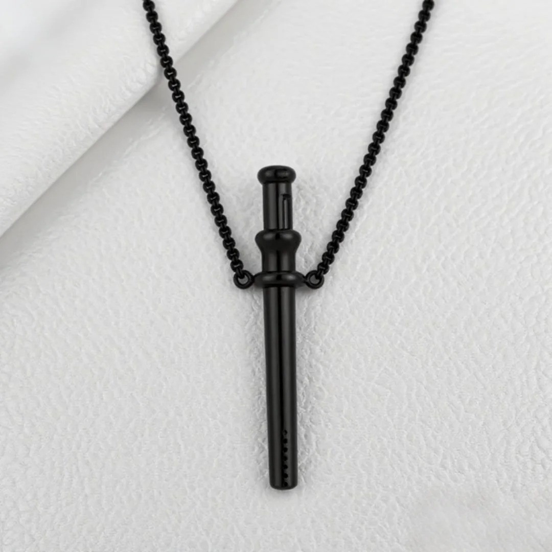 Incognito Clone Bump Snuff Straw Necklace In Rose Gold Large New