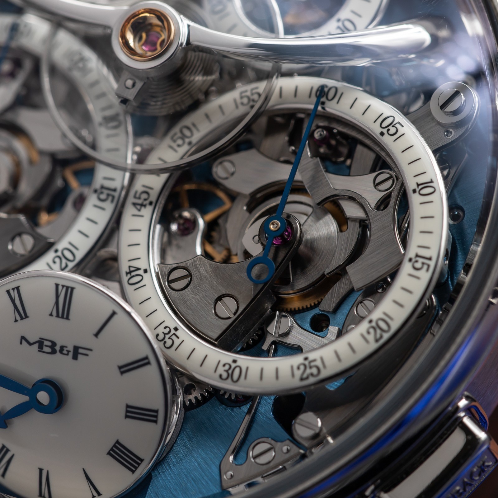 MB&F Legacy Machine(LM) Sequential Flyback Platinum Dual Chrono Flyback 10.PL.BU