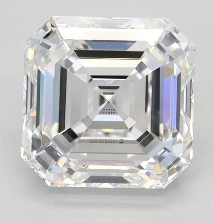Loose CVD Lab-Grown Diamond 4.50 mm Asscher – D Color – Clarity FL Certified