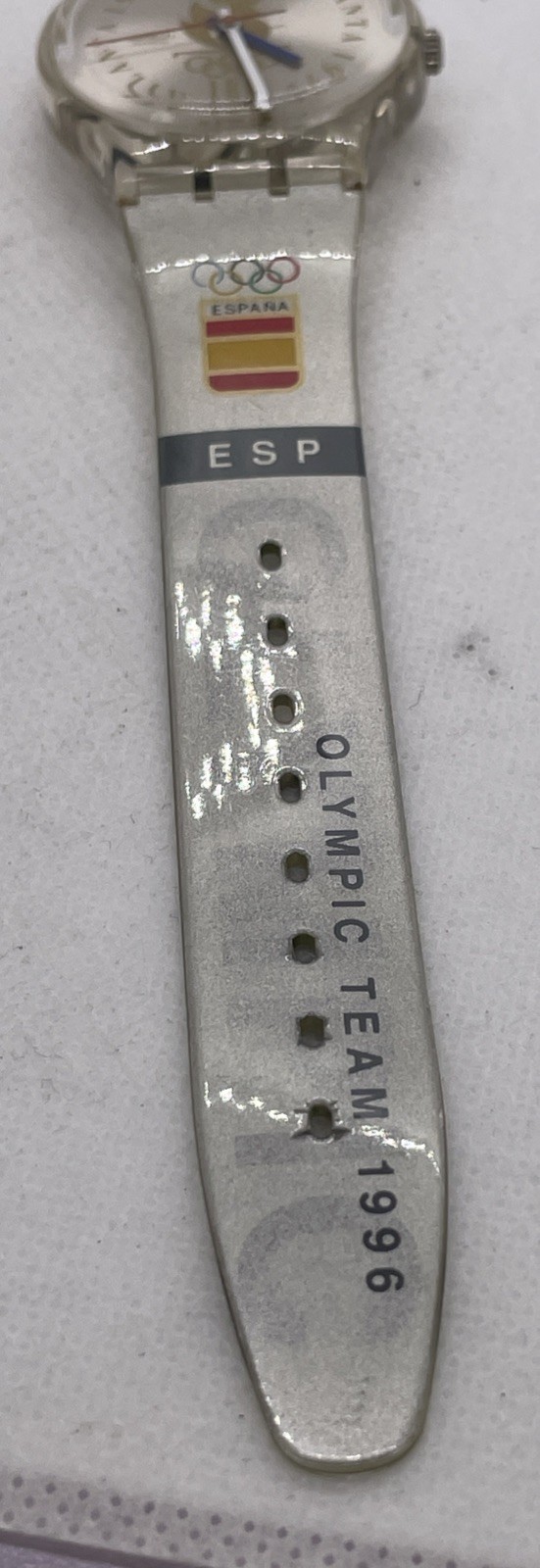 A Superb 1996 Swatch OLYMPIC Watch OLYMPIC TEAM ESP GZ150G NEW BATTERY