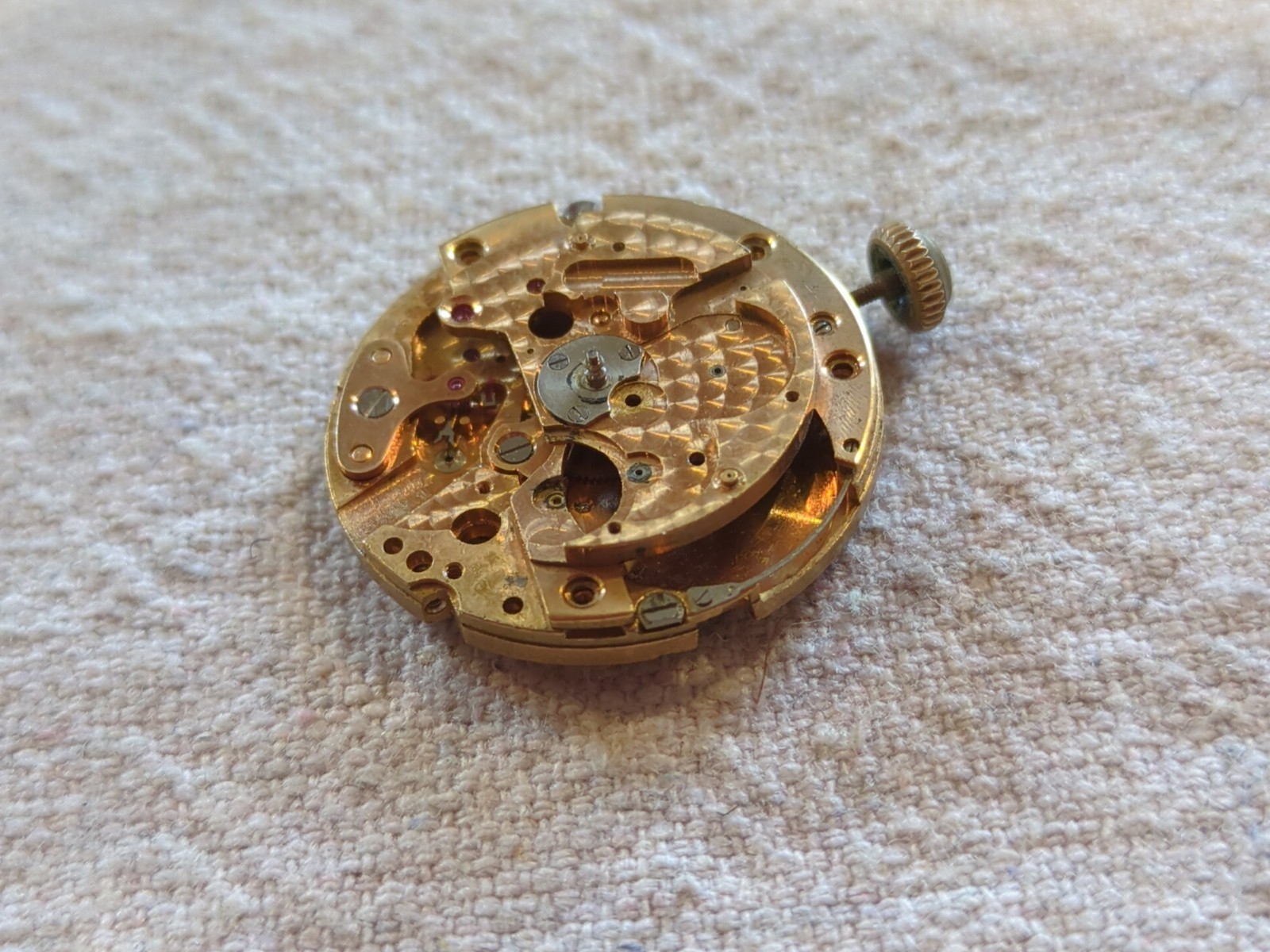 Ernest Borel Automatic Cronostar with Date. Includes Dial, Case, and Parts. Look