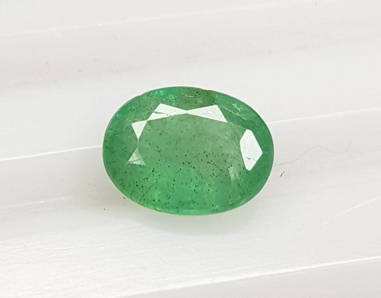 1.52 Ct Top Rich Green Natural Emerald Oval Cut 8.7X6.1 mm Certified Loose Gems