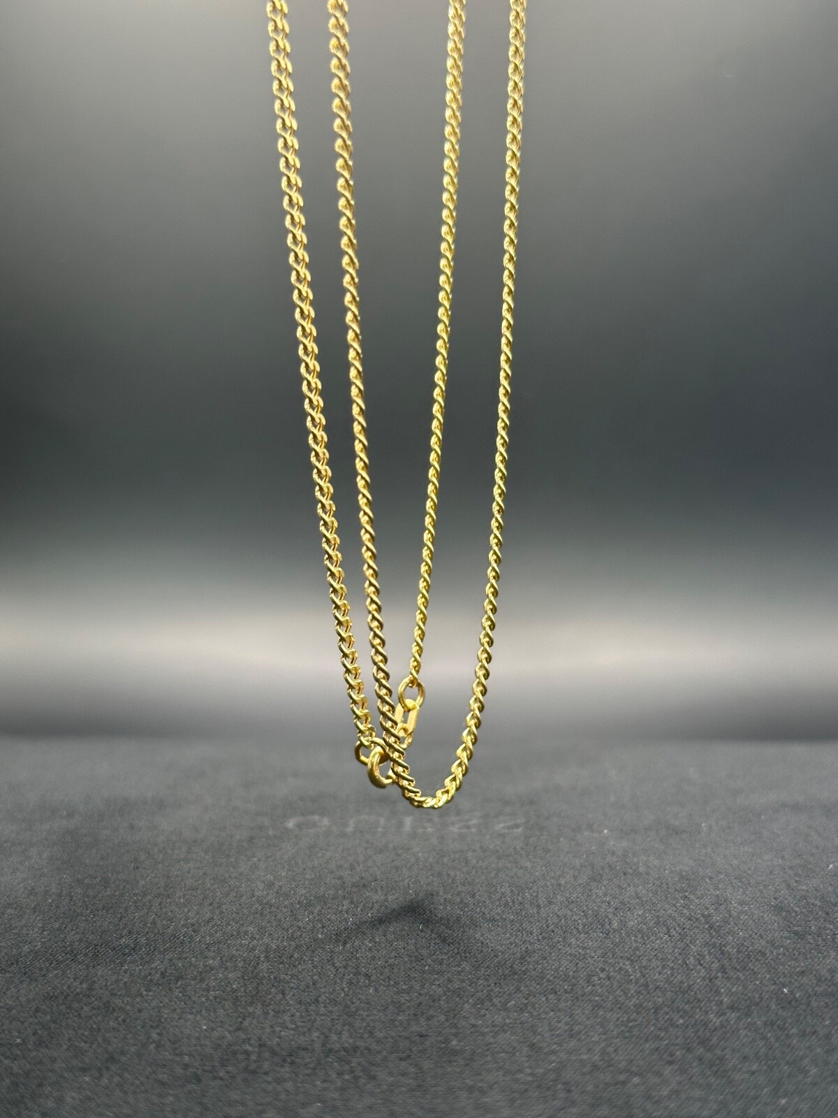 14K Yellow Gold Curb Link Chain Necklace 18″2.2mm 2.75g 585 Stamped Real Genuine