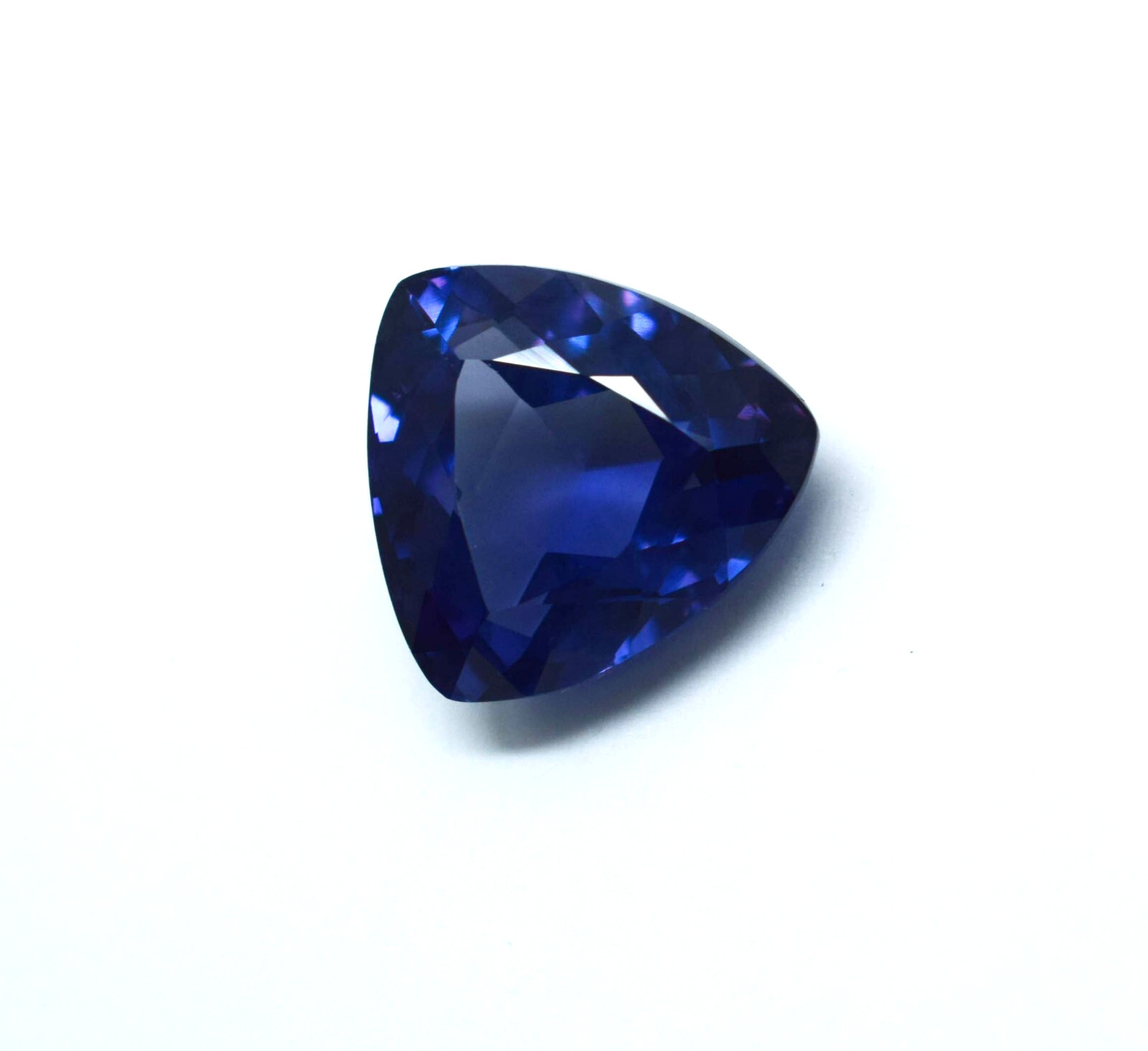 20-22 CT Ring Alexandrite Genuine Russian Color Change Trillion Cut Gemstone