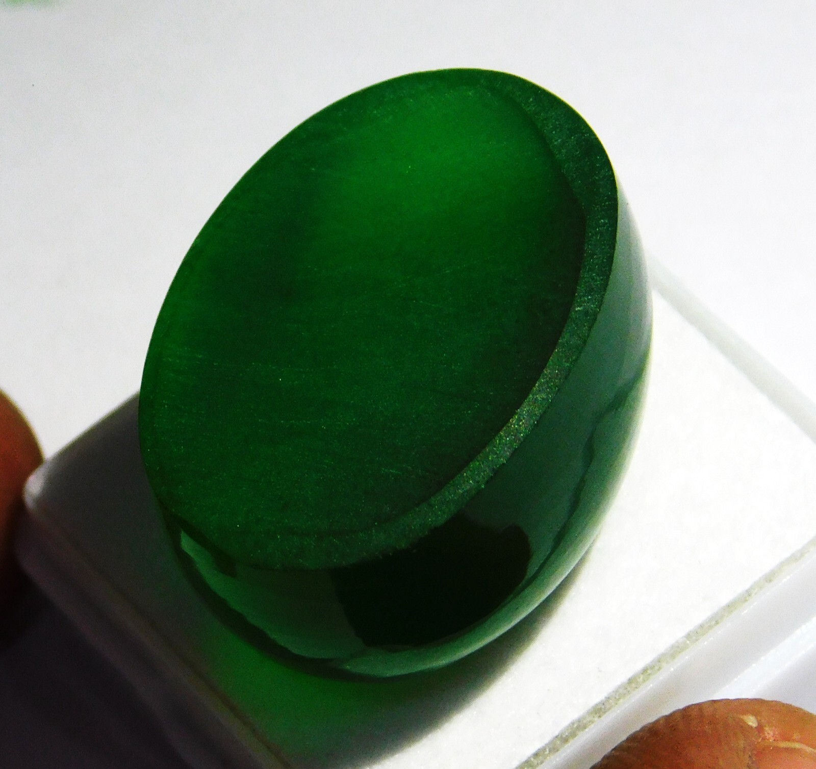 Natural 67.40 Ct Certified Chrysoberyl Green Cat’s Eye Oval Cabochon Loose Gems