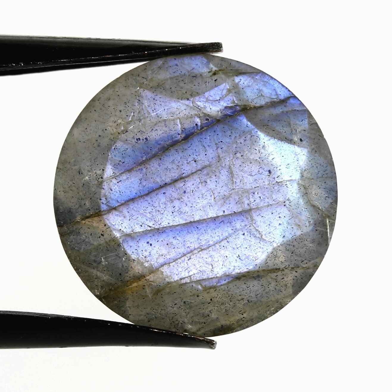 8 MM ROUND CUT LABRADORITE RAINBOW EFFECT AAA