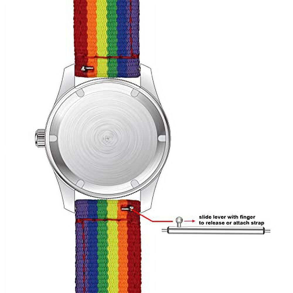 Nylon Watch Band – Quick Release, Waterproof Strap for Men & Women Soft & Durabl