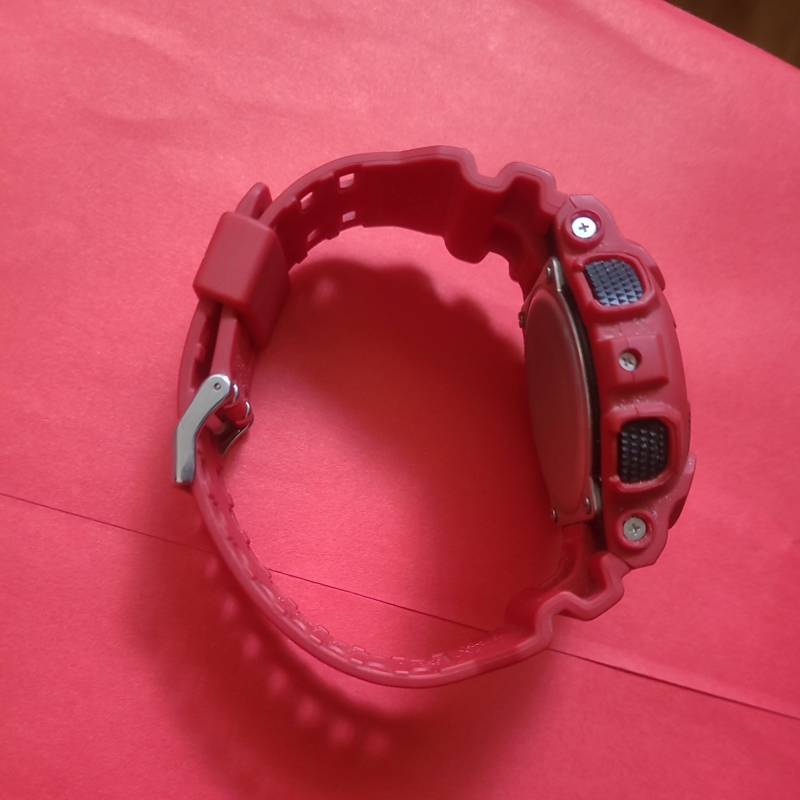 Casio G-Shock 5081 Red GA-100B Digital and Analog Watch