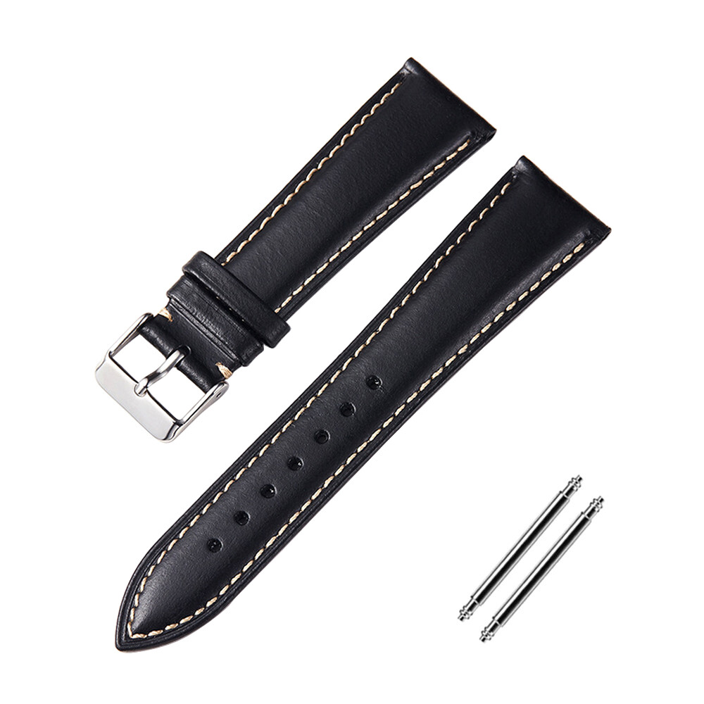 New Vintage Oil Wax Genuine Leather Watch Strap Band 18mm 19mm 20mm 21mm 22mm