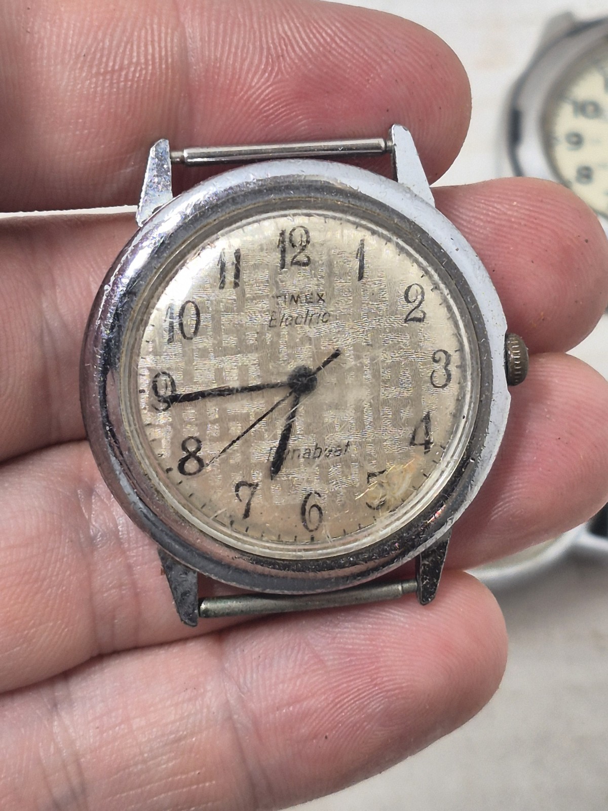 Lot of 3 Vintage Timex Watches Wristwatch Mens Electric Dynabeat/Expedition/Day