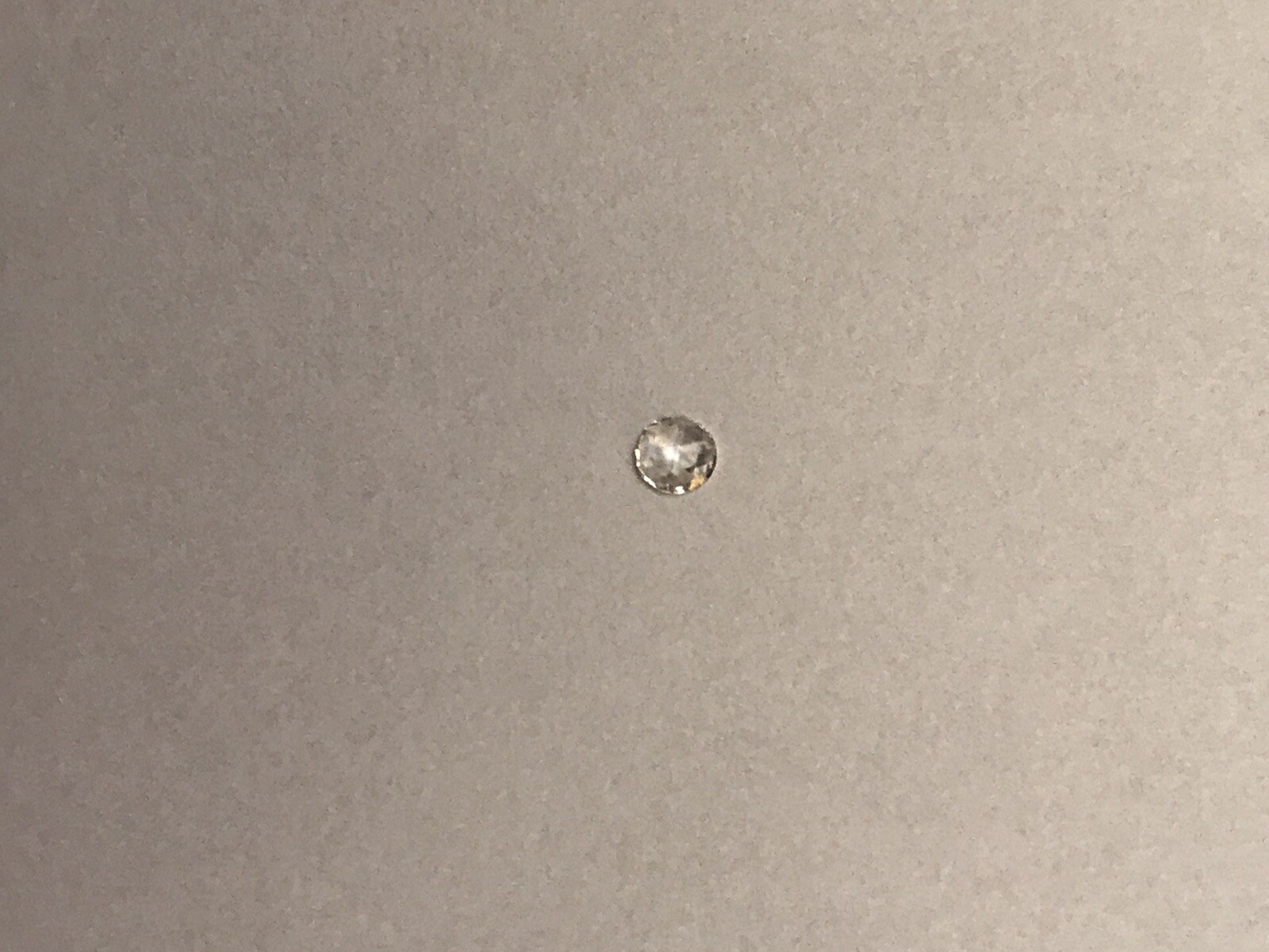 Rose Cut Diamond 2.50mm To 2.55mm VS Clarity G-H Color .04 Ct