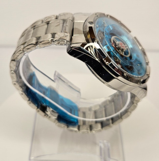 Invicta Racing Interpoint Men’s Automatic Watch 43.5mm, Steel/Blue (70084)