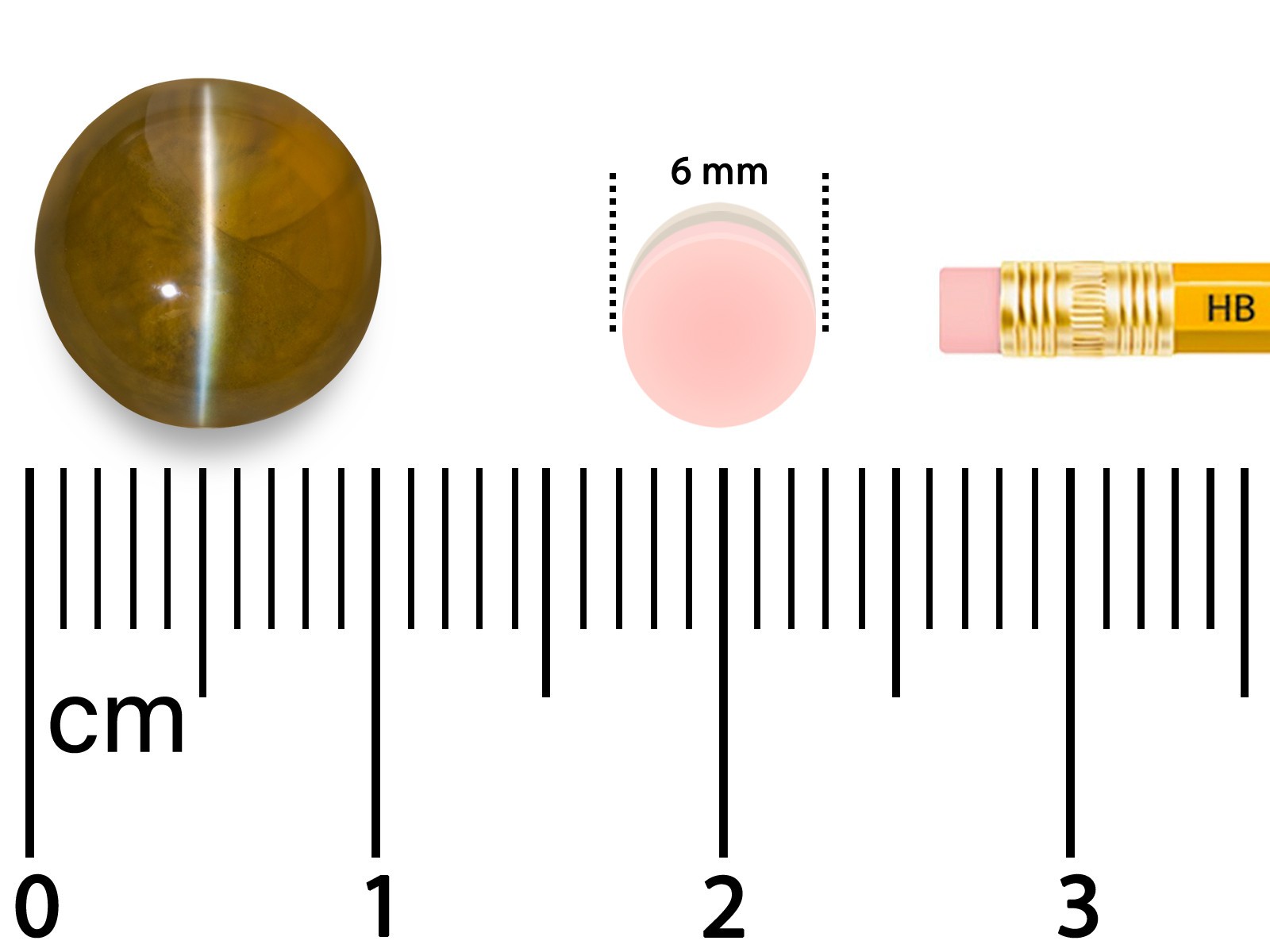 GRS & IGI Certified CEYLON Chrysoberyl Cat’s Eye 8.26 Ct. Natural Unheated HONEY
