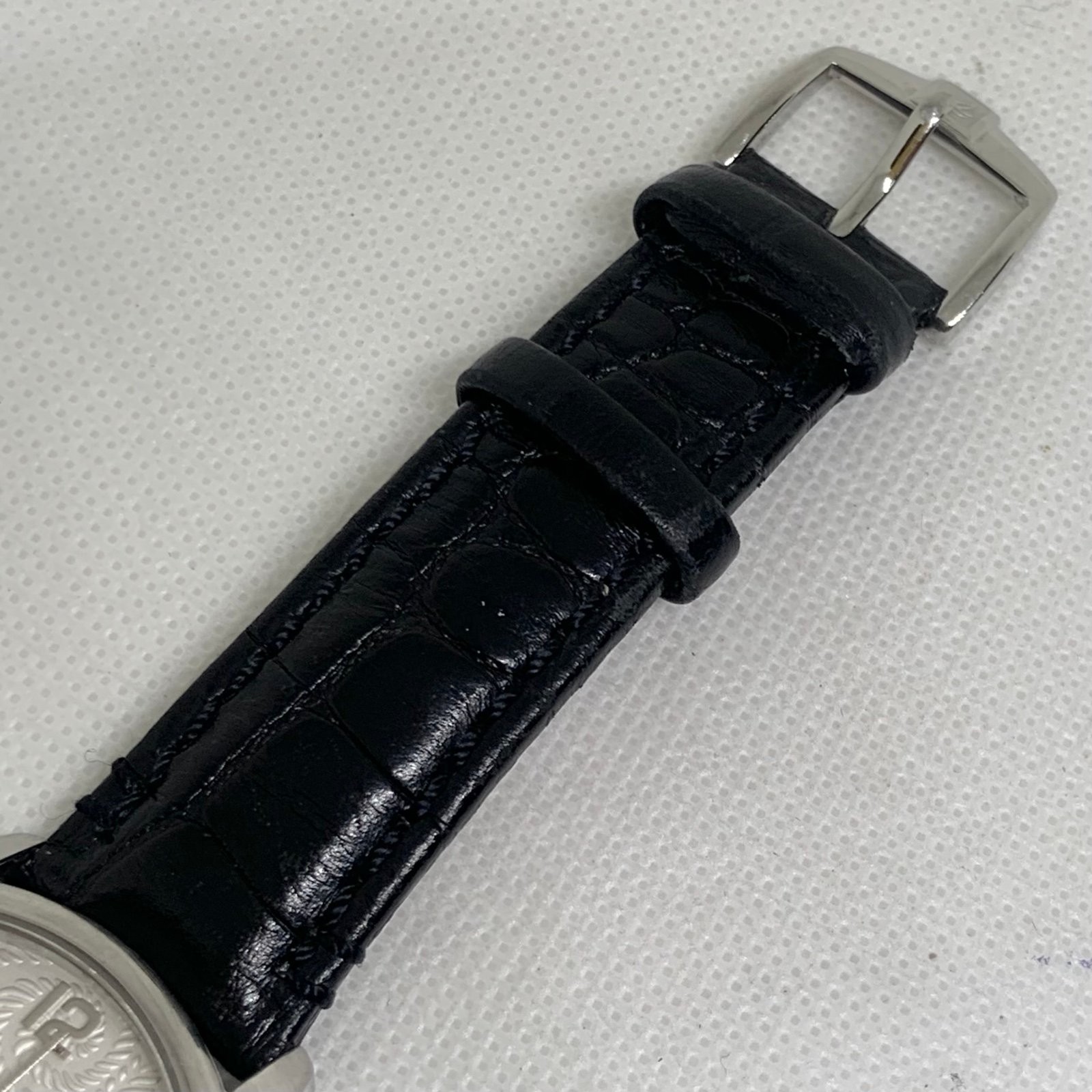 Sperry Top-Sider Kinney men’s watch 38mm stainless black leather quartz running