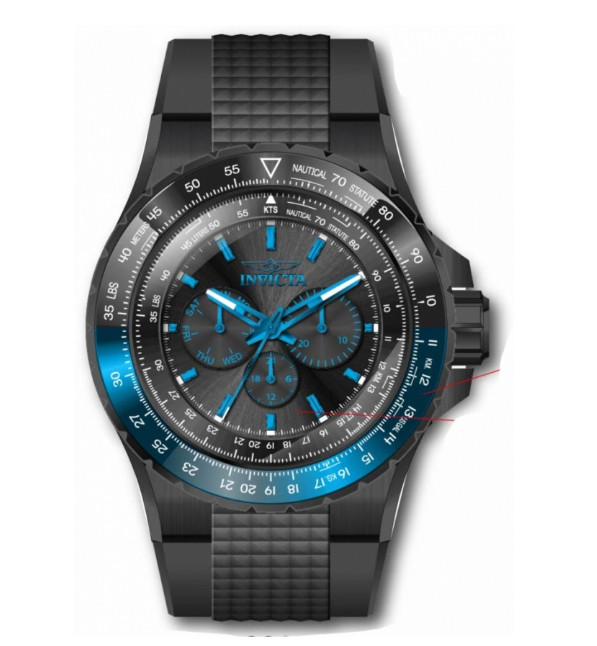 Invicta – Aviator Skyshock – Men’s Watch – 50mm – (39278) New Blue/Black