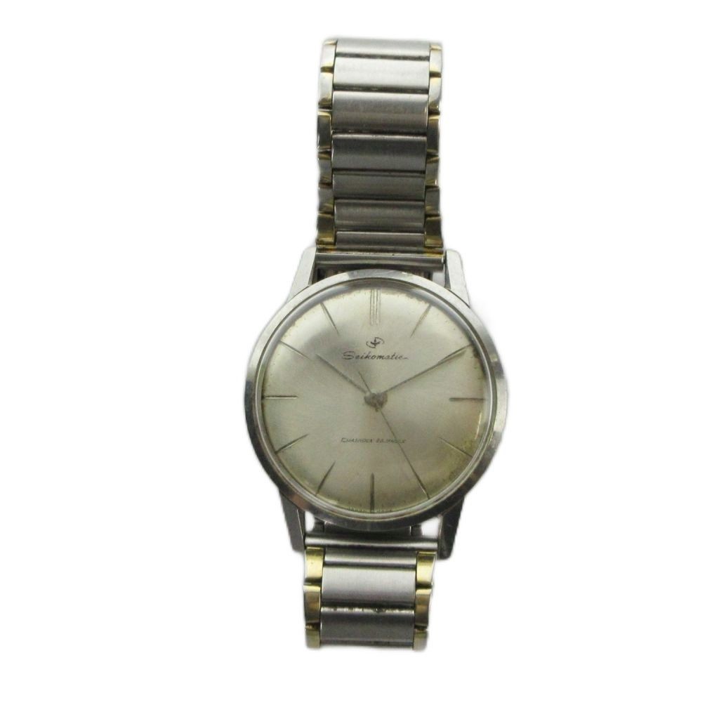 SEIKO Matic J14075 Watch Vintage Antique Automatic 20 Jewels Silver Color GY18 M