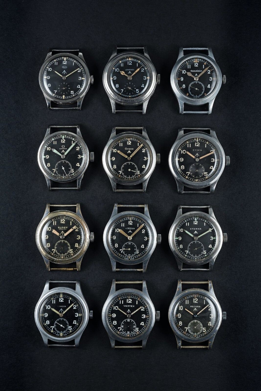 MWC 1940s/1950s “Dirty Dozen” British Pattern Handwound General Service Watch
