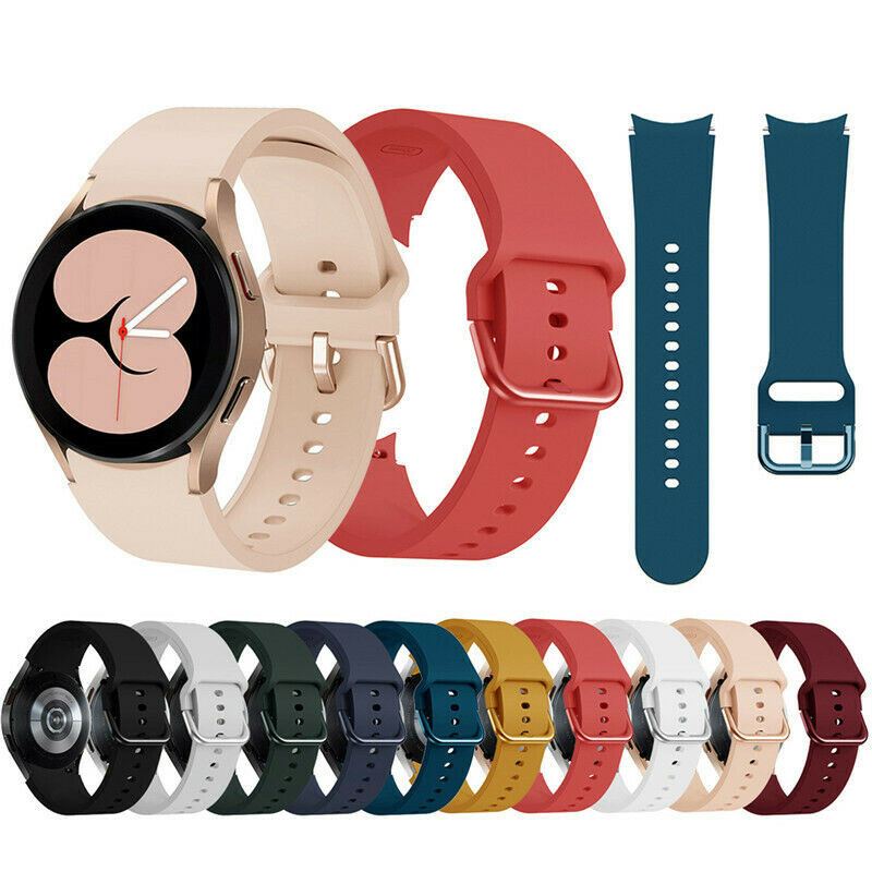 Silicone Sport Band Strap For Samsung Galaxy Watch 4 40mm 44mm Classic 42mm 46mm
