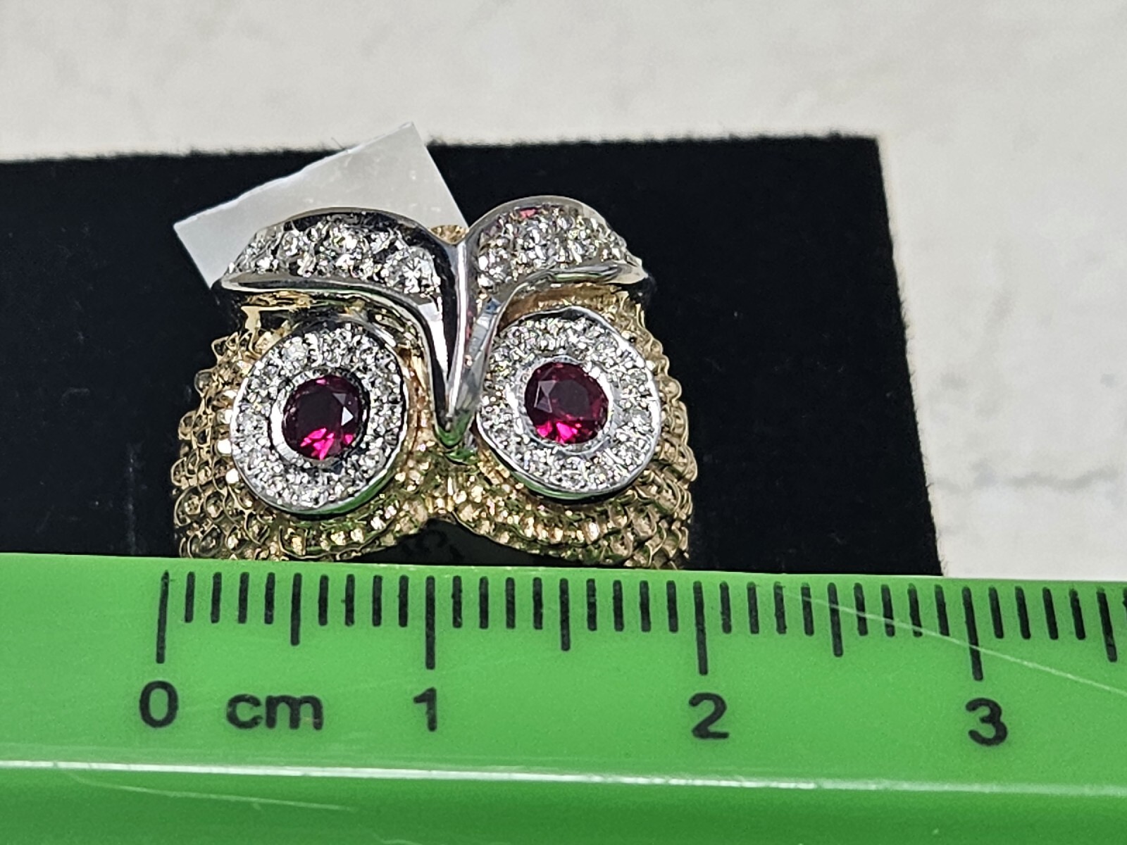 14kt Mens Owel Ring