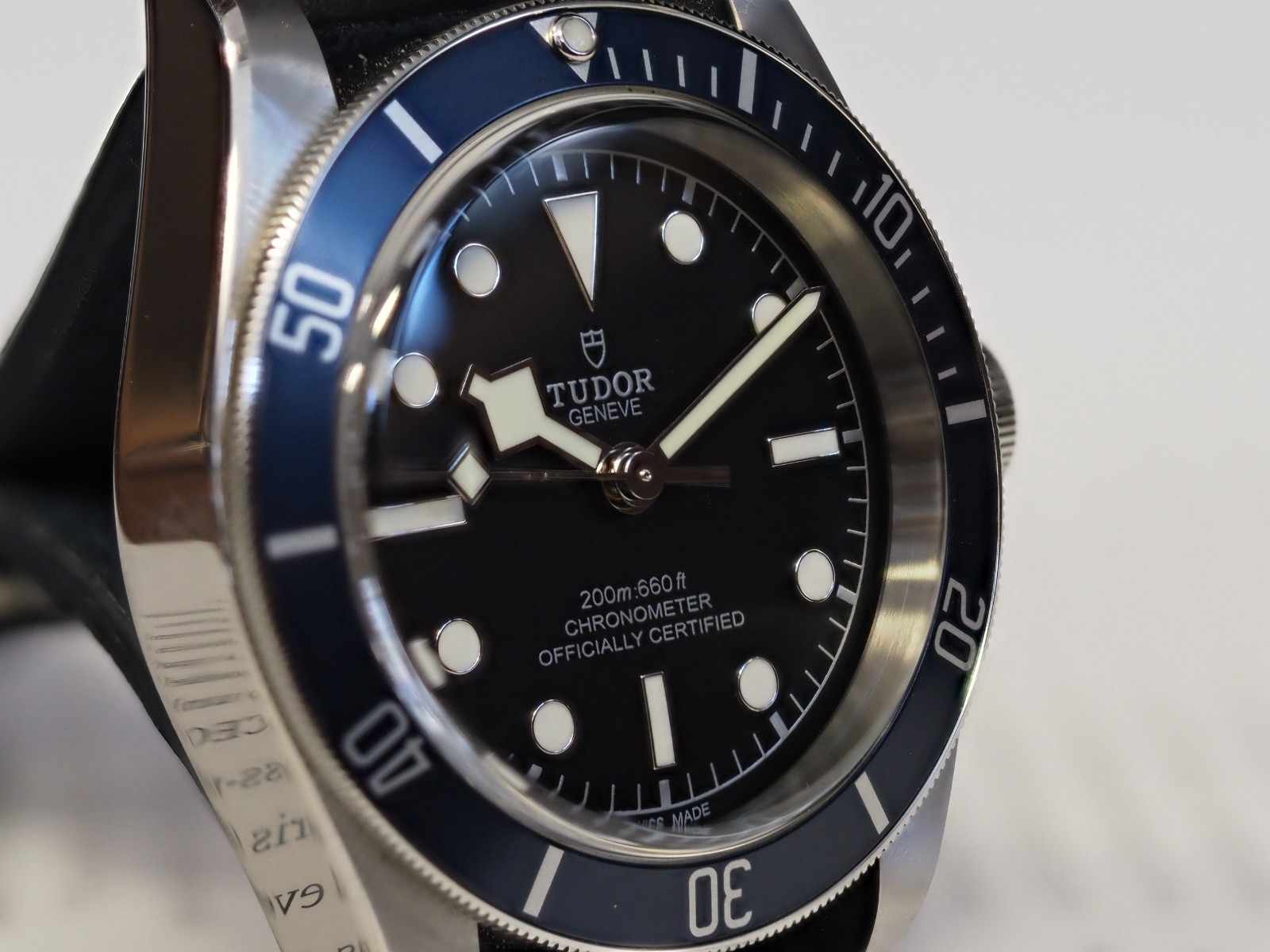 Tudor Heritage Black Bay 41 Leather Band 79230B Blue Dial Box Papers 2022