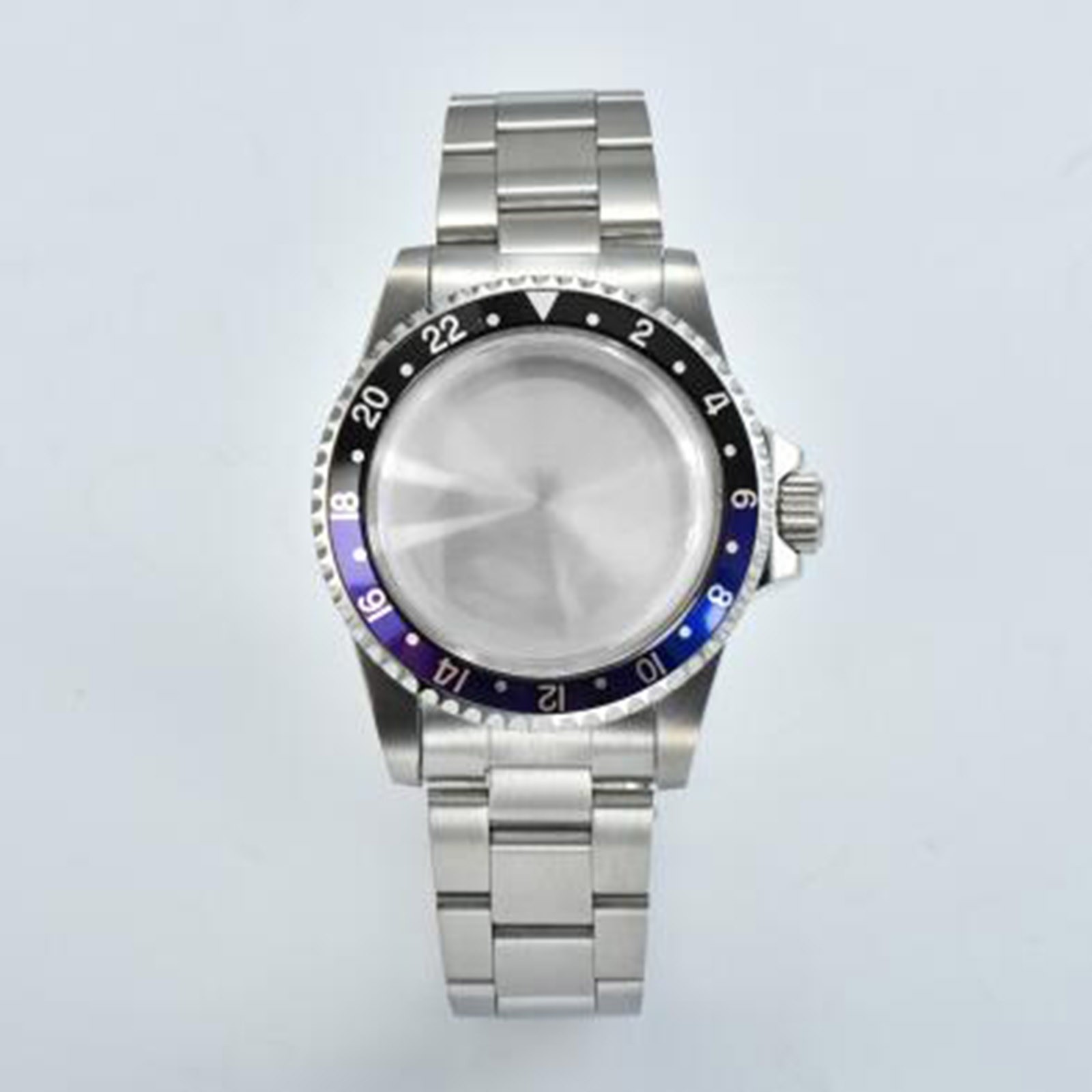 39.5mm Retro Stainless Steel Case + Acrylic Lens + Strap For NH35 NH36 Movements