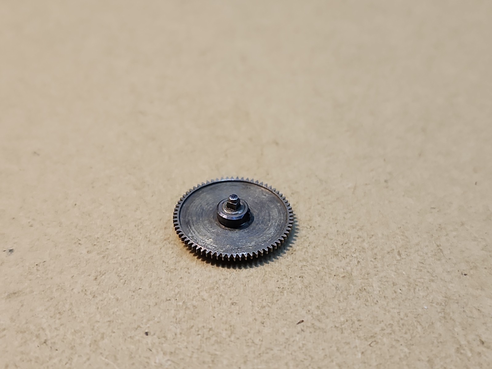 Pocket Watch Fancy Mainspring Barrel Cover W/Arbor 13.7mm Diameter