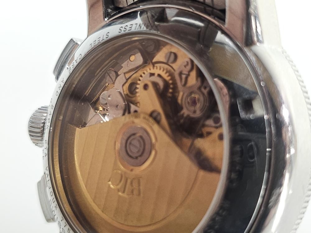 AS-IS Belair Valjoux 7750 42mm Stainless Steel Wristwatch (NOTES) (AM1097625)