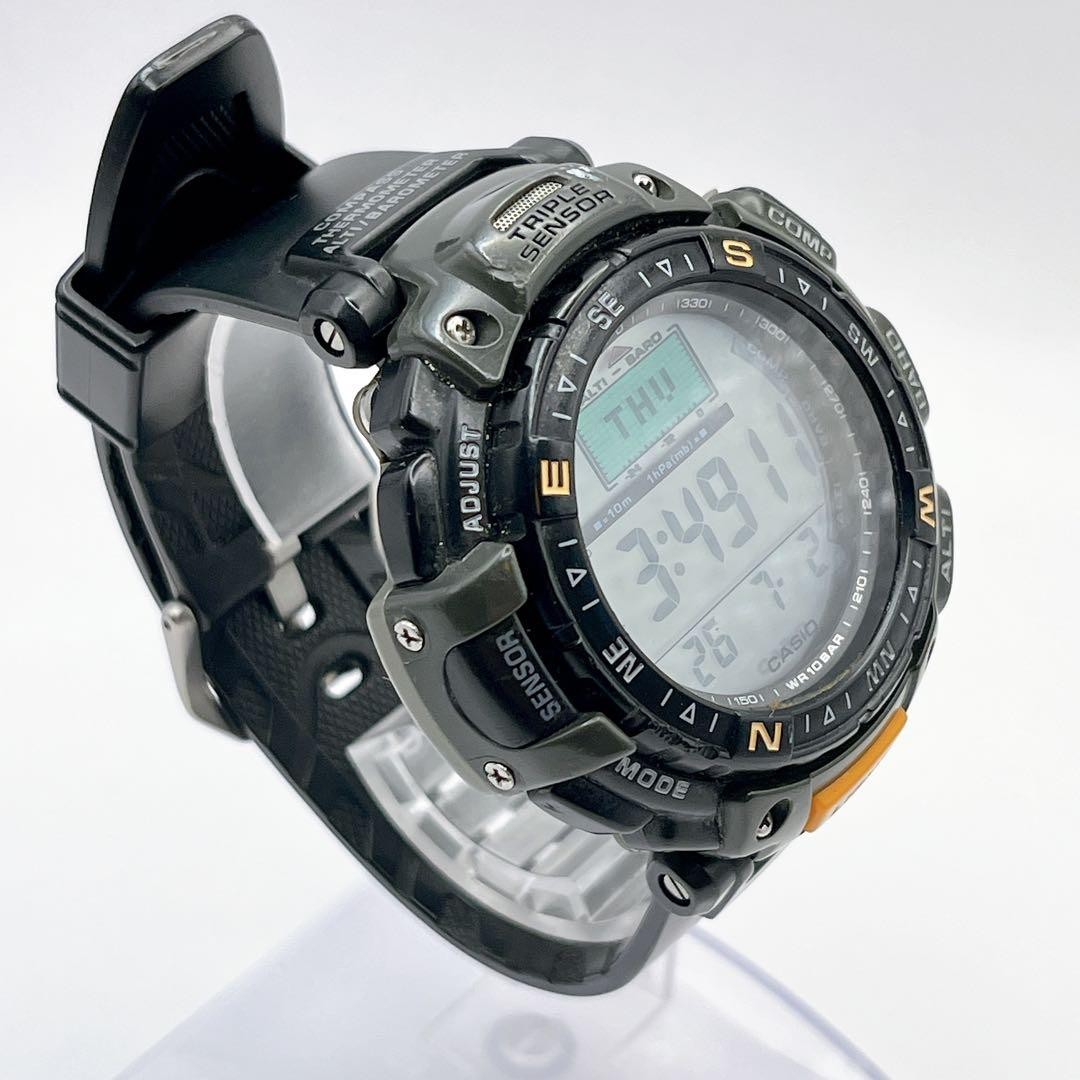 CASIO PROTREK PRG 40 Triple Sensor Men’s Wristwatch Working