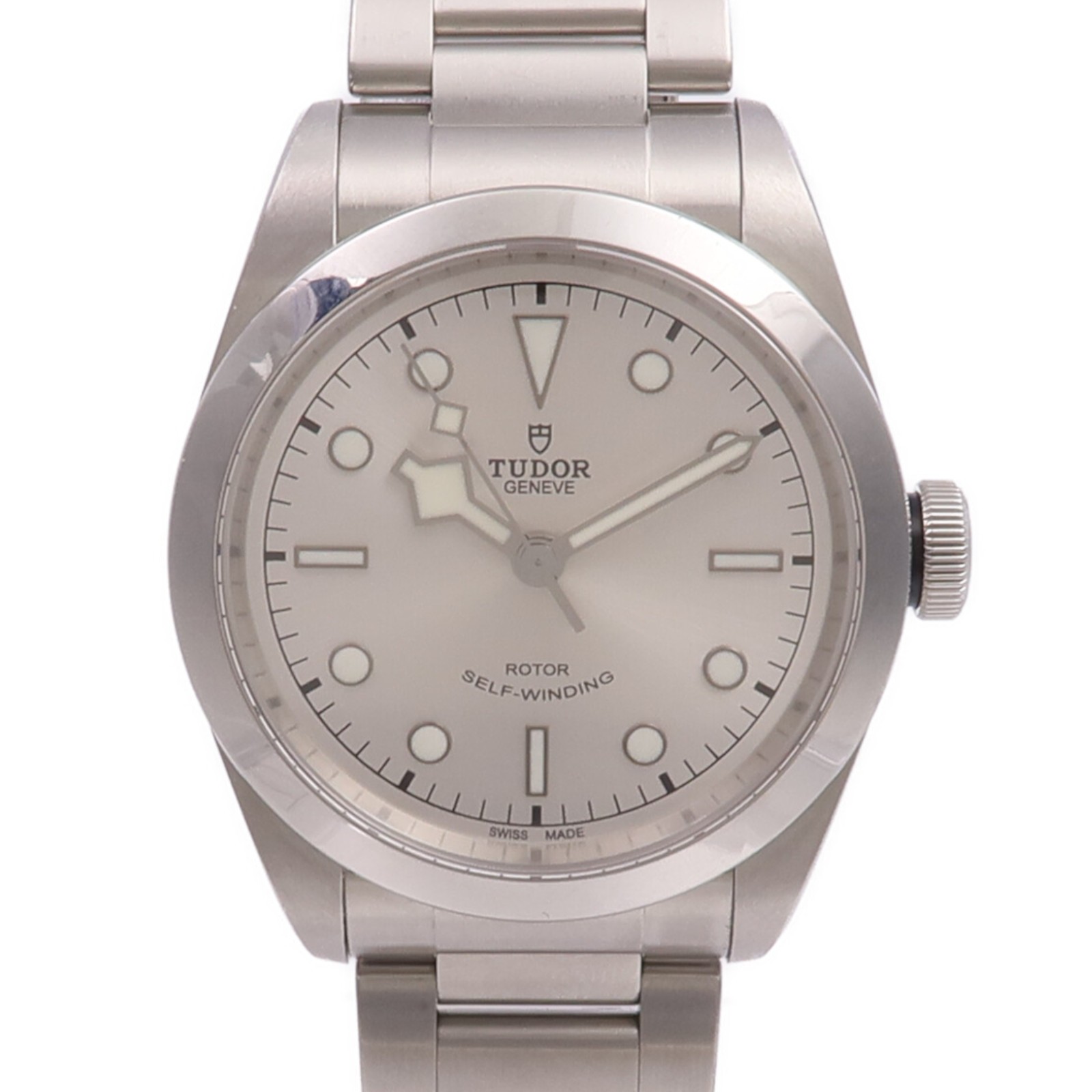 TUDOR Heritage Black Bay Automatic Watch 79540 Stainless Steel White