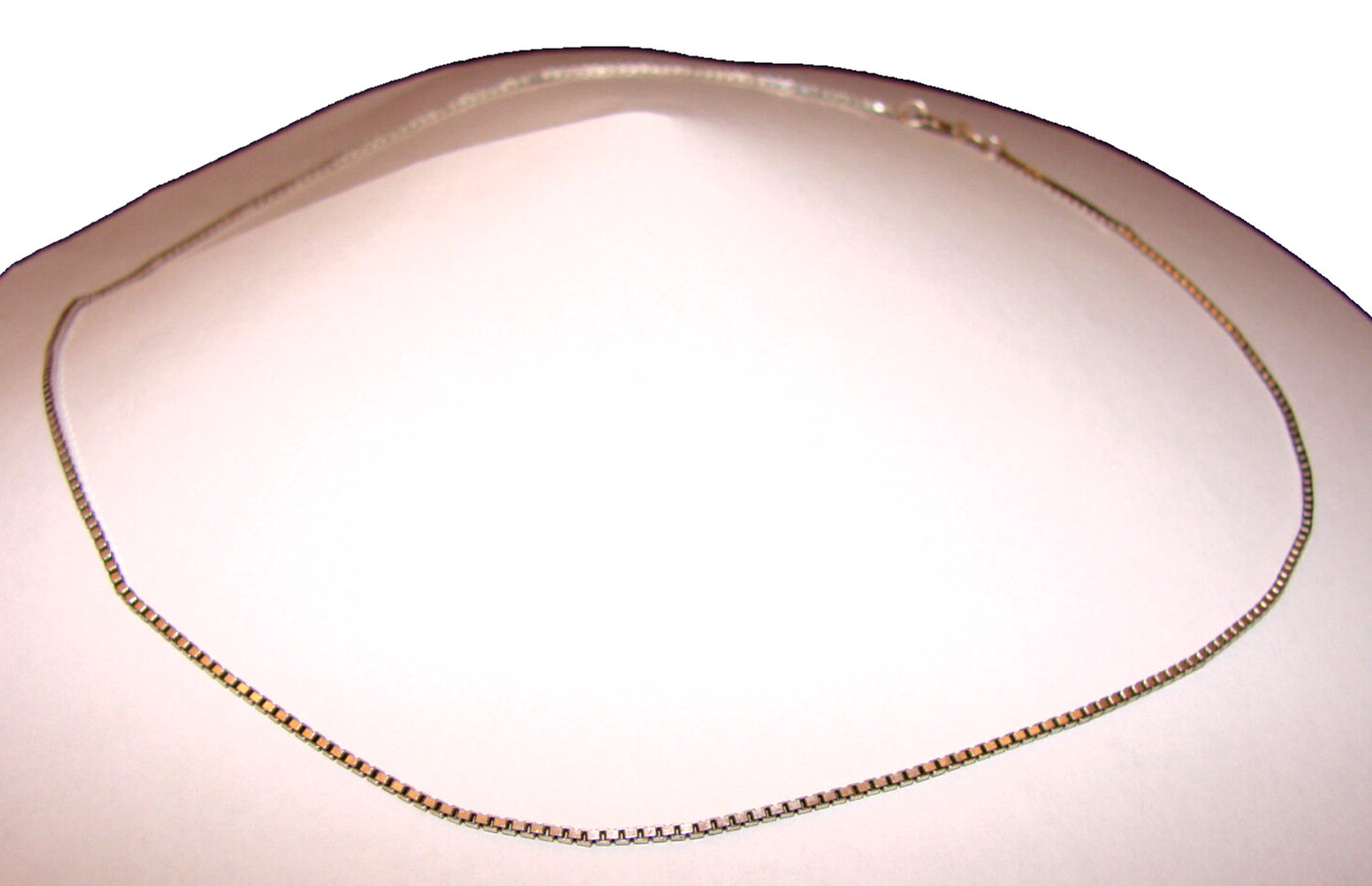 Silver Chain Venetian Chain Silver 835 Hallmarked WH 40cm Necklace