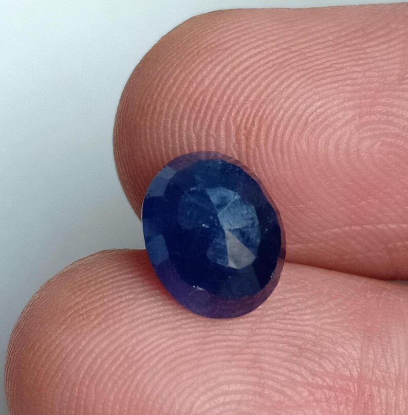 Corundum Sapphire Oval Shape Unheated Untreated Madagascar Stone 3.45 Ct