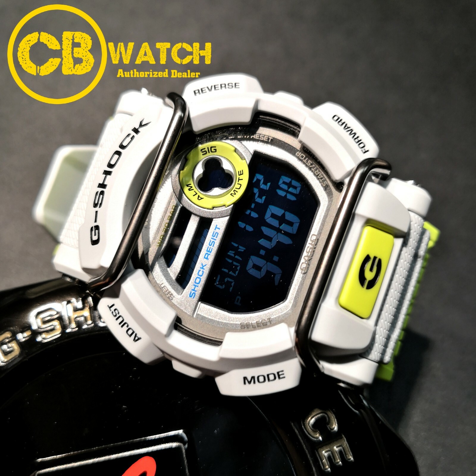 G-Shock Face Protector Street Sport Dial Men’s Casio Watch GD-400DN-8 RARE