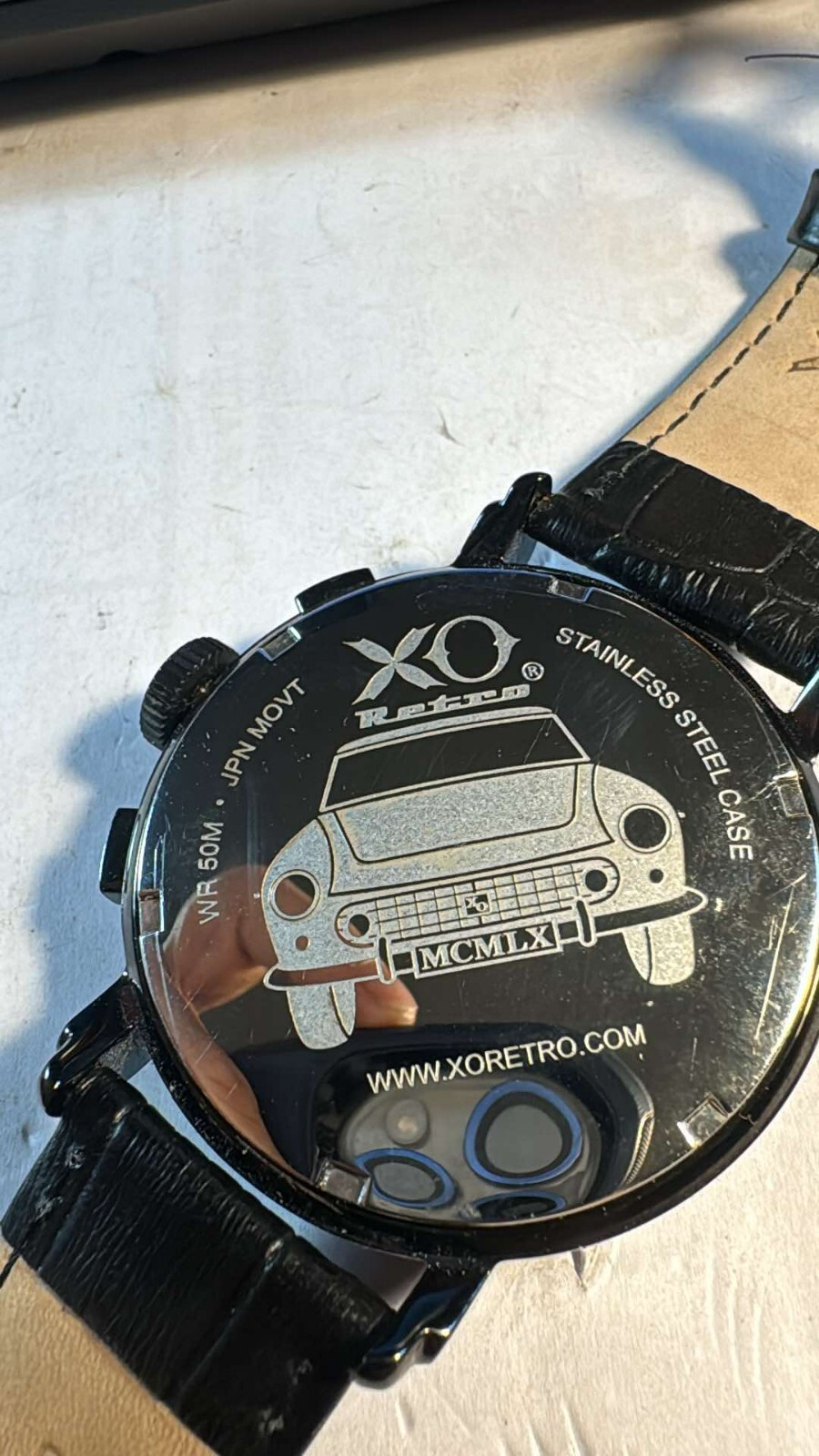 XO Retro Men’s Porsche DNA – Powder Blue dial 45mm quartz WATCH