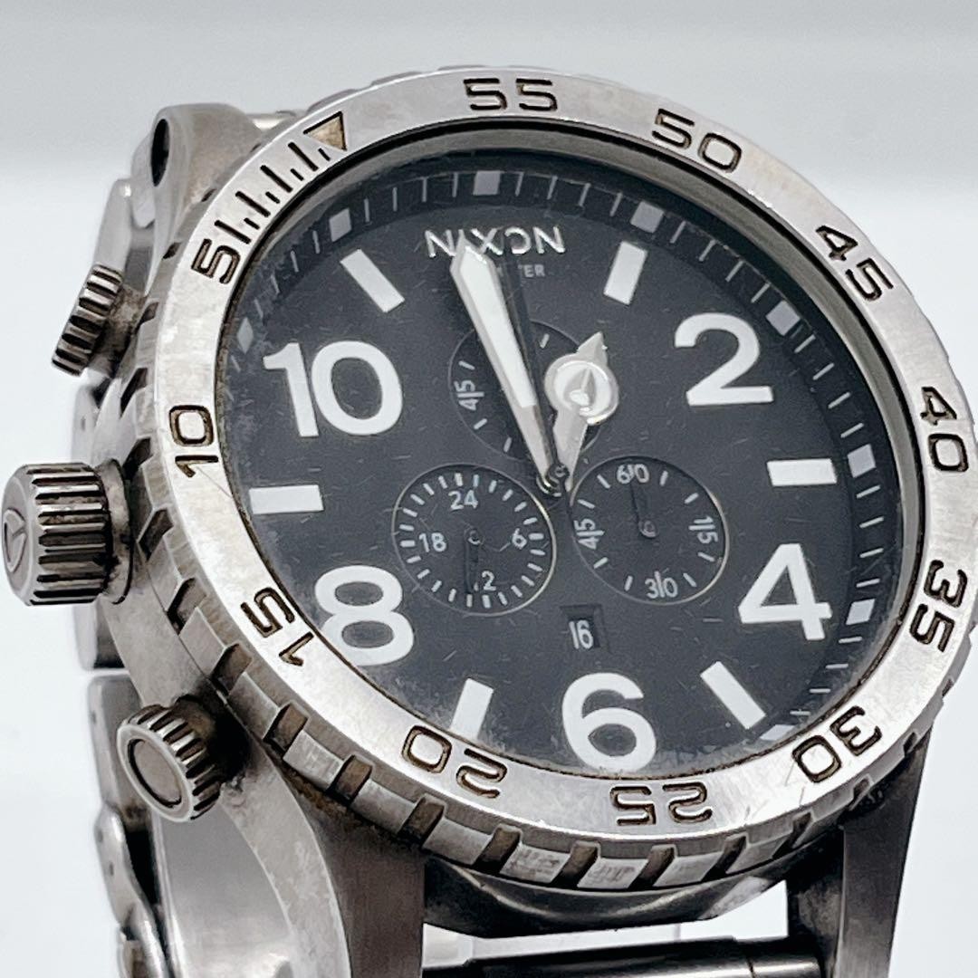 Working NIXON THE 51-30 CHRONO Chronograph Date y2k